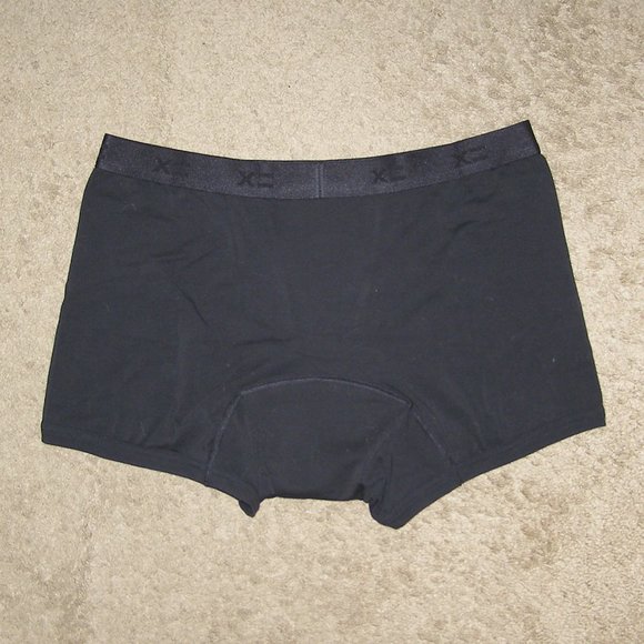NEW size L TomboyX brand First Line Period 4.5" Trunks Black (1pc) - Picture 4 of 11